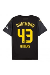 Borussia Dortmund Jamie Bynoe-Gittens #43 Fotballdrakt Borte Klær 2024-25 Korte ermer